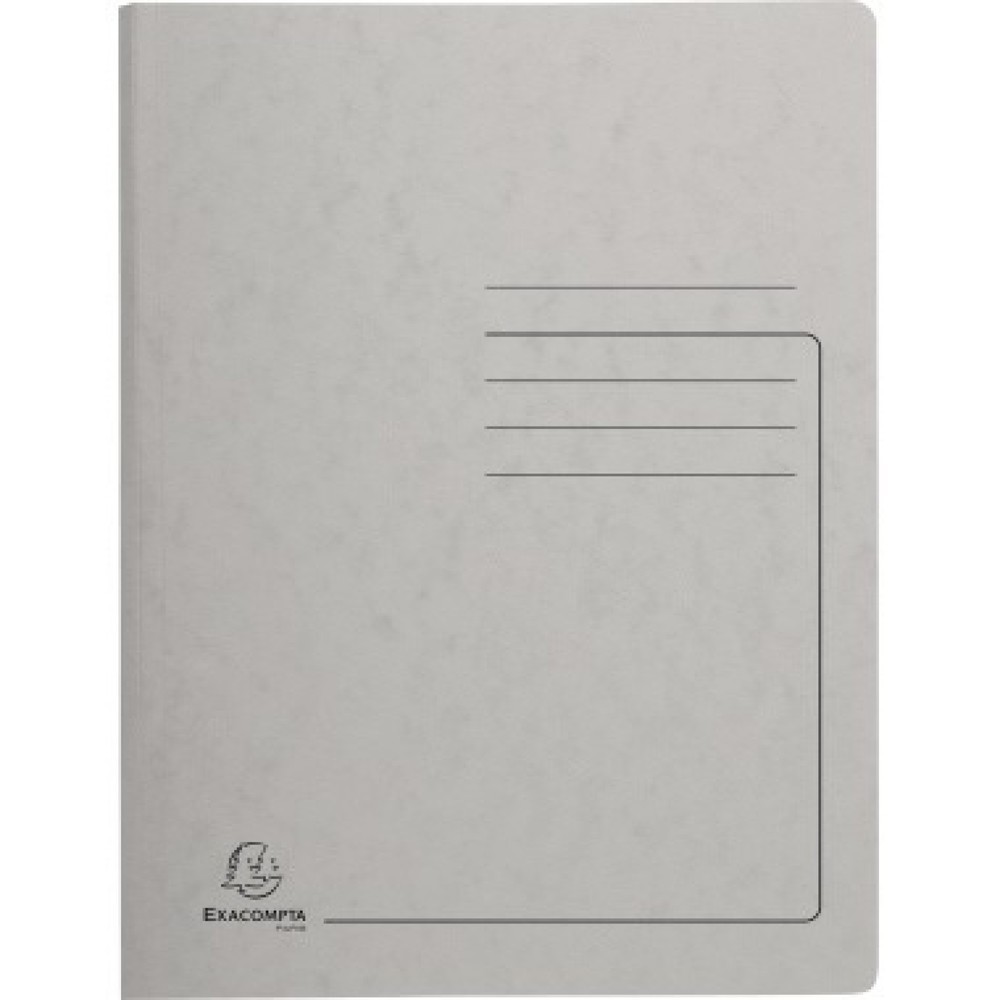 Produktabbildung: Exacompta Spiralhefter 240231E DIN A4 Karton grau
