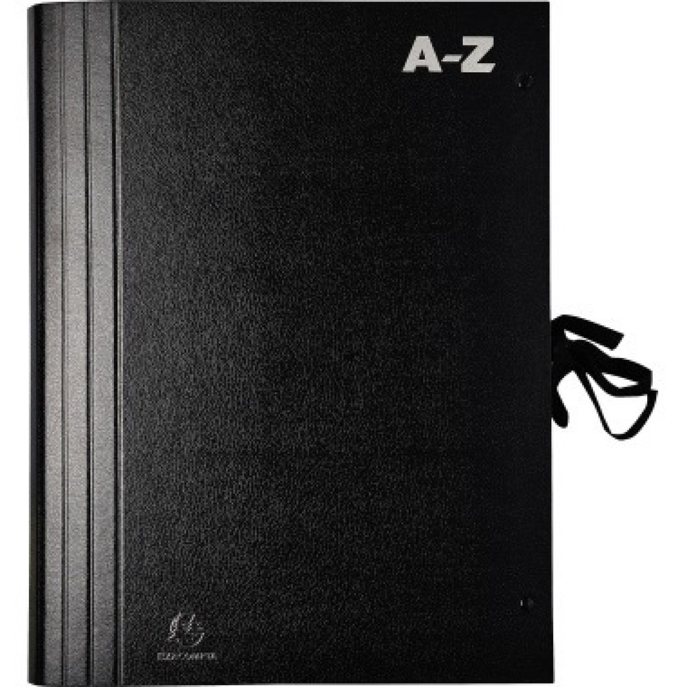 Produktabbildung: Exacompta Fächermappe 61550B A-Z DIN A4 schwarz