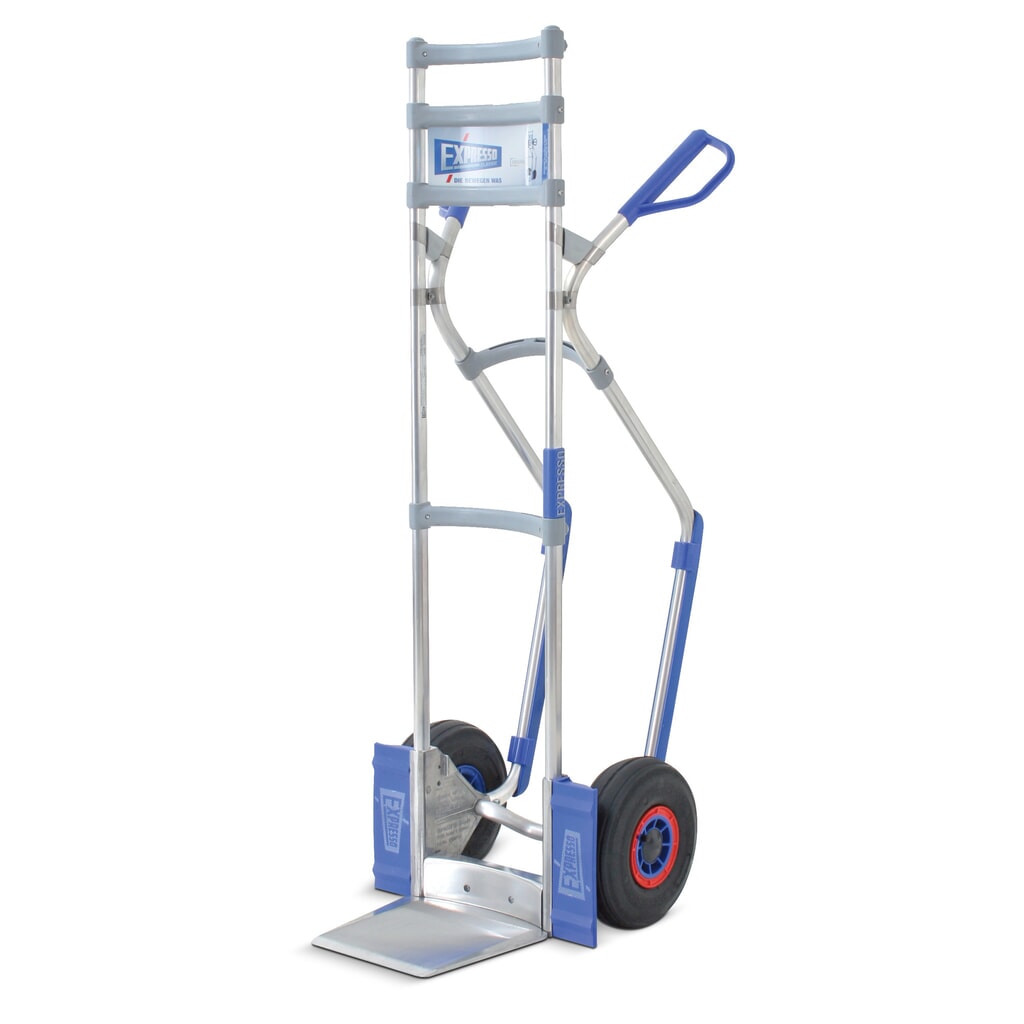 EXPRESSO Stapelkarre aus Aluminium, Tragkraft 300 kg, Schaufel BxT 245 x 220 mm Produktabbildung Nr. 1: EXPRESSO Stapelkarre aus Aluminium, Tragkraft 300 kg, Schaufel BxT 245 x 220 mm
