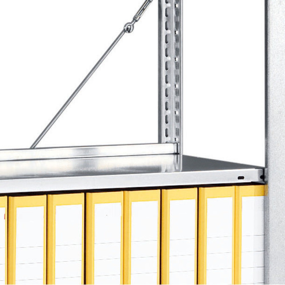 Product afbeelding: Extra legbord, lichtgrijs, voor archiefstelling META, eenzijdig, lichtgrijs, bxd 750 x 300 mm