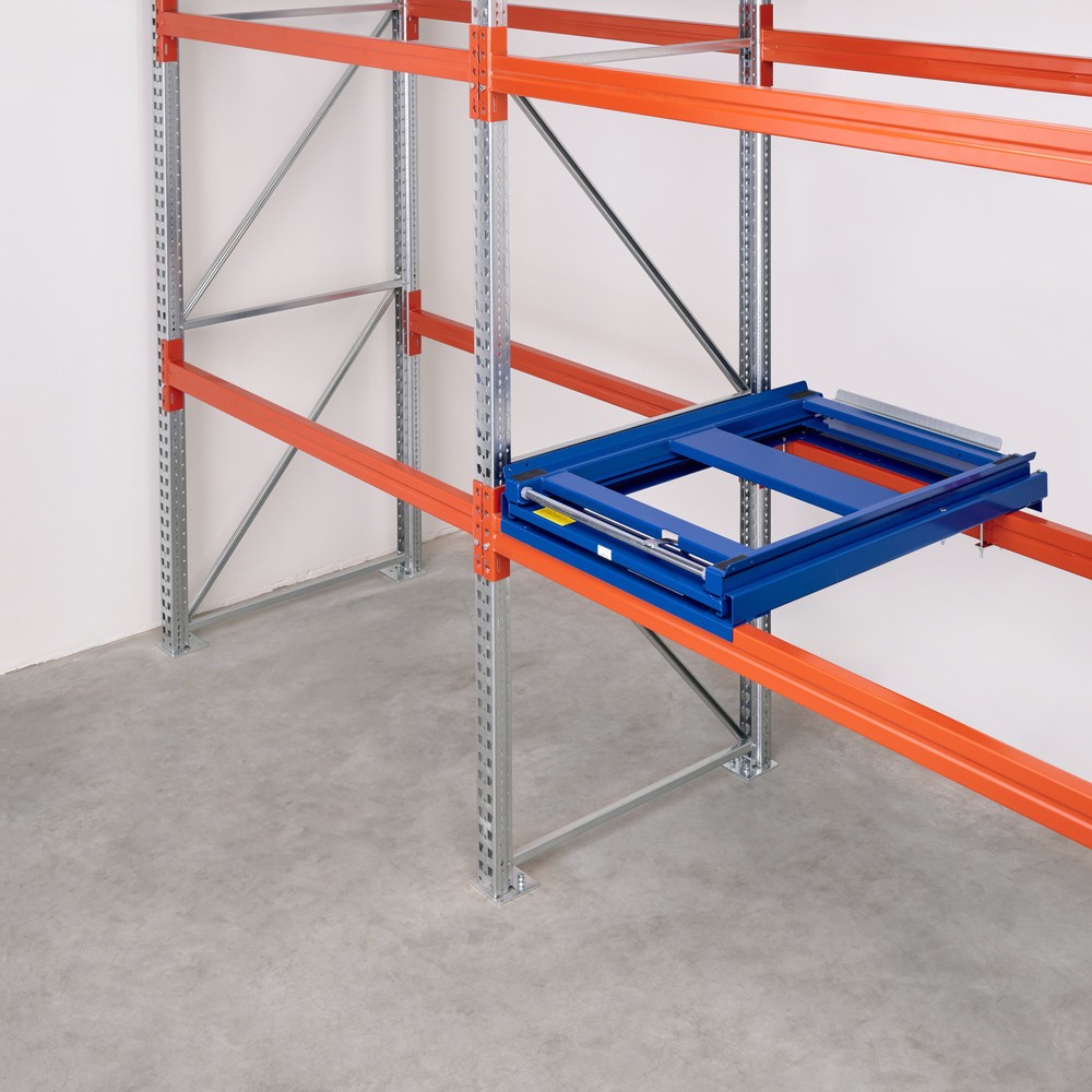 Número de imagen del producto 2: Extractor de palets para cargas pesadas, capacidad de carga 600 kg, 100 % de profundidad de extracción