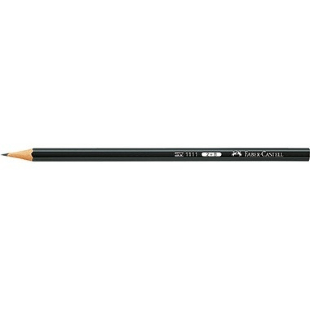 Produktabbildung: Faber-Castell Bleistift 111102 Sechseckform 2B schwarz