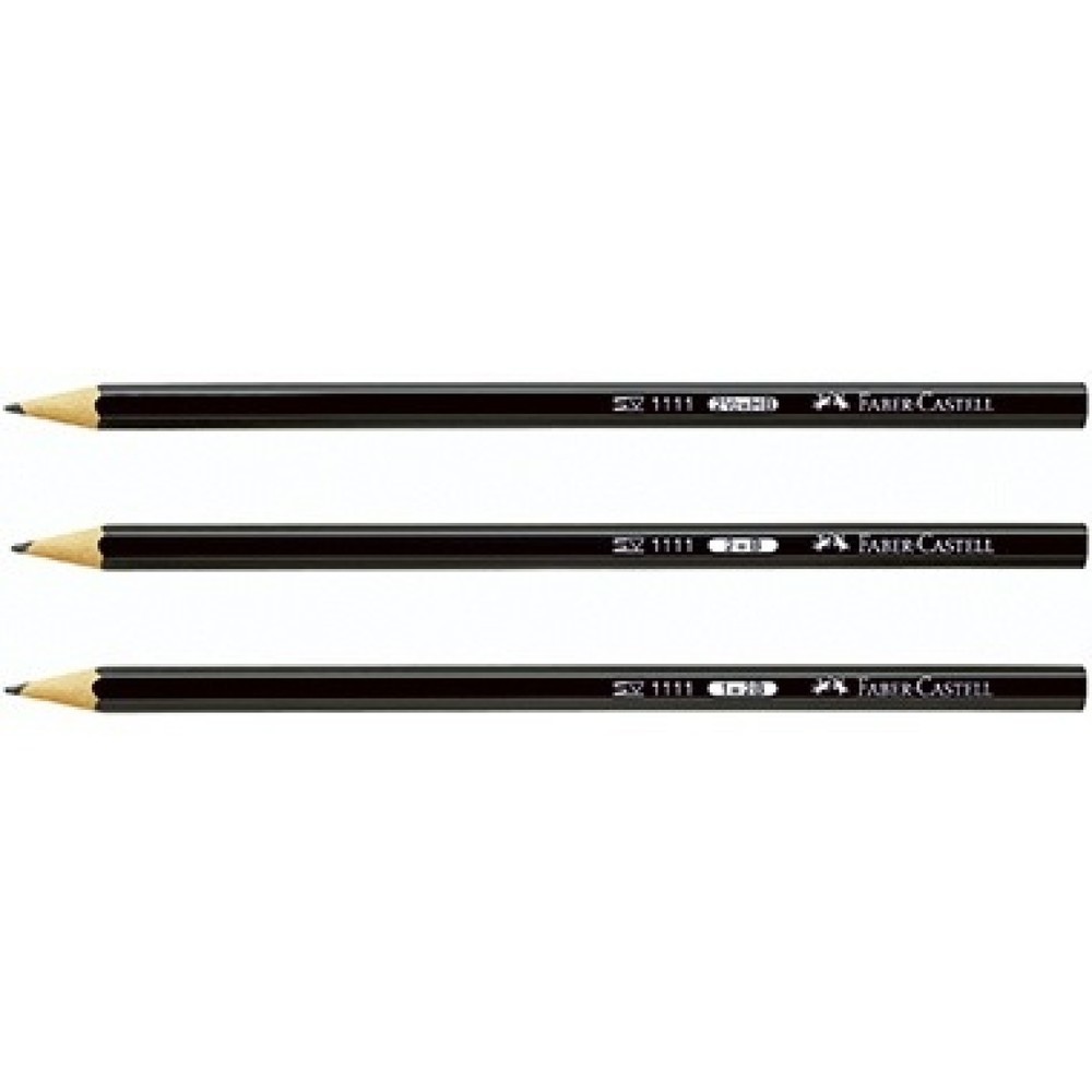 Produktabbildung Nr. 2: Faber-Castell Bleistift 111102 Sechseckform 2B schwarz