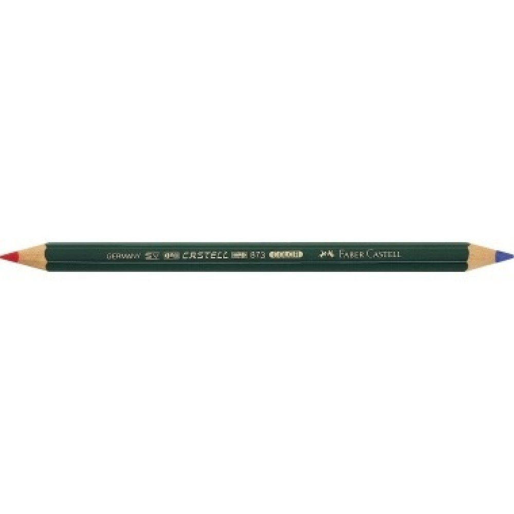Produktabbildung: Faber-Castell Bürofarbstift Castell Color 873 rot/blau