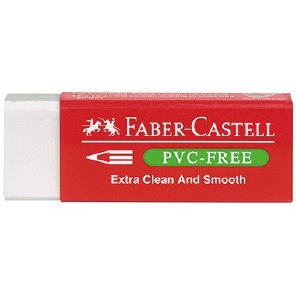 Faber-Castell Radierer 189520 189520 Kunststoff weiss Produktabbildung: Faber-Castell Radierer 189520 189520 Kunststoff weiss