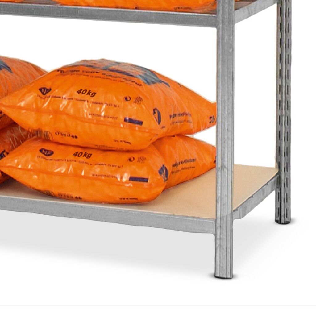 Fachboden für ManOrga Fachbodenregal, verzinkt mit Spanplatten, BxT 1.000 x 300 mm Produktabbildung: Fachboden für ManOrga Fachbodenregal, verzinkt mit Spanplatten, BxT 1.000 x 300 mm
