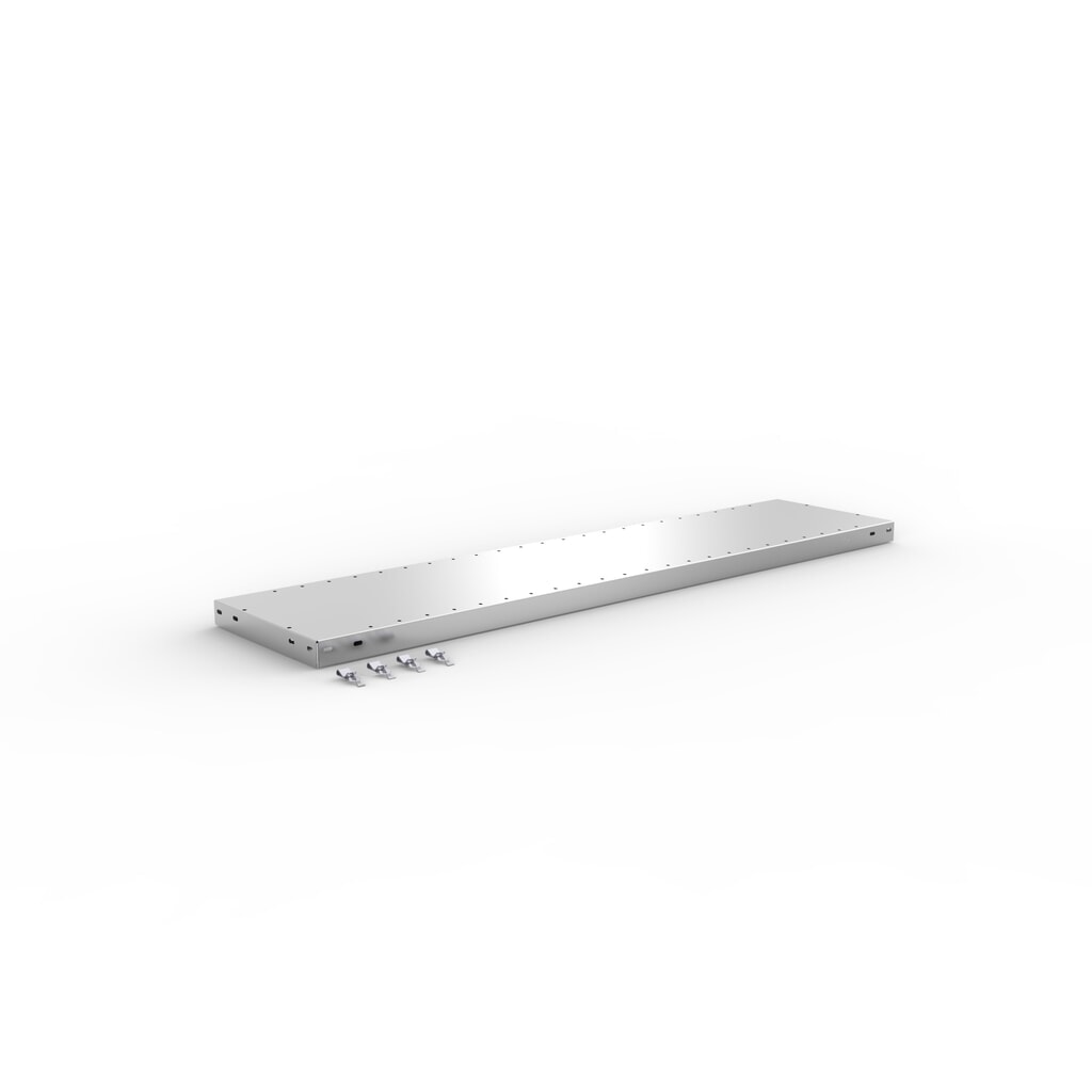 Fachboden für META Fachbodenregal Stecksystem, FL 230 kg, verzinkt, BxT 1.300 x 300 mm Produktabbildung: Fachboden für META Fachbodenregal Stecksystem, FL 230 kg, verzinkt, BxT 1.300 x 300 mm