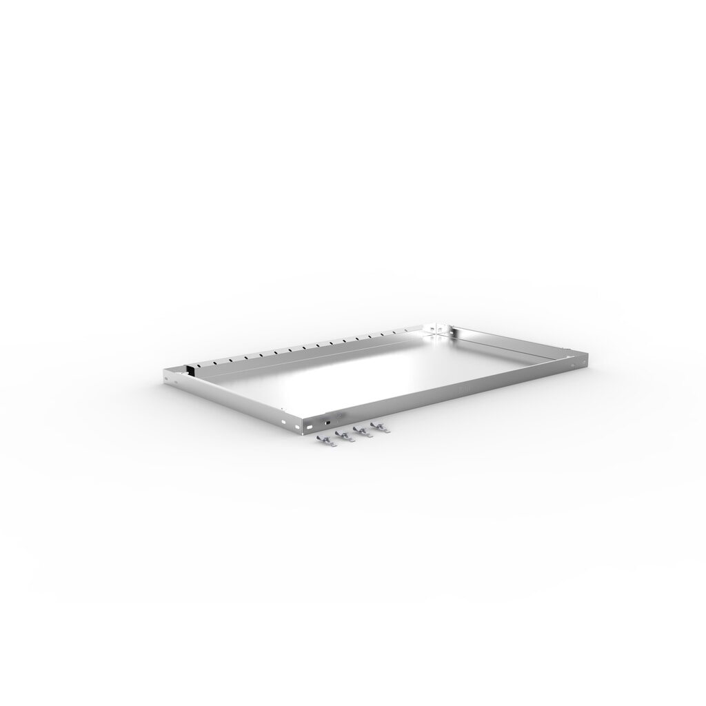 Fachboden für META Fachbodenregal Stecksystem, FL 230 kg, verzinkt, BxT 1.000 x 600 mm Produktabbildung Nr. 2: Fachboden für META Fachbodenregal Stecksystem, FL 230 kg, verzinkt, BxT 1.000 x 600 mm