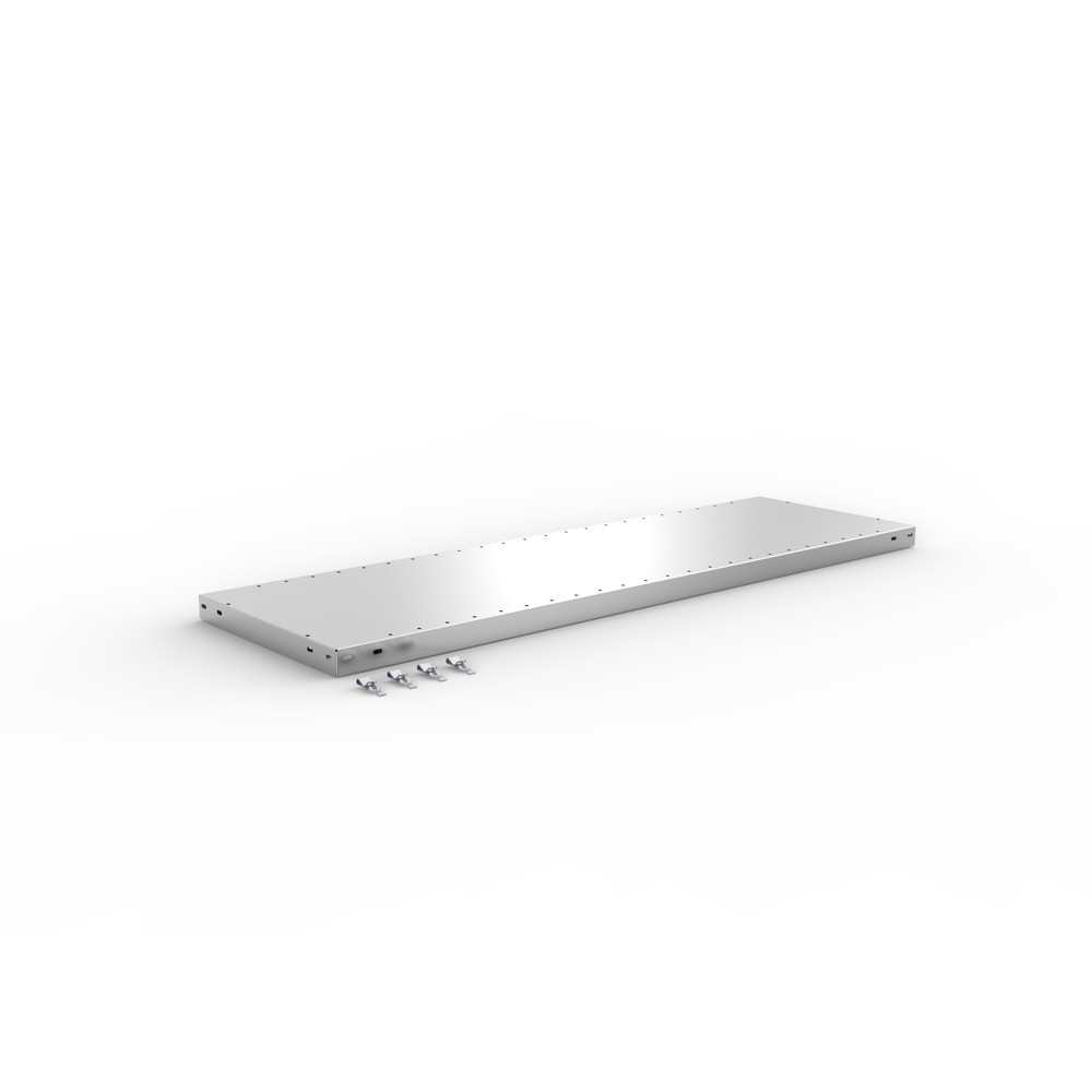 Produktabbildung: Fachboden für META Fachbodenregal Stecksystem, FL 230 kg, verzinkt, BxT 1.300 x 400 mm
