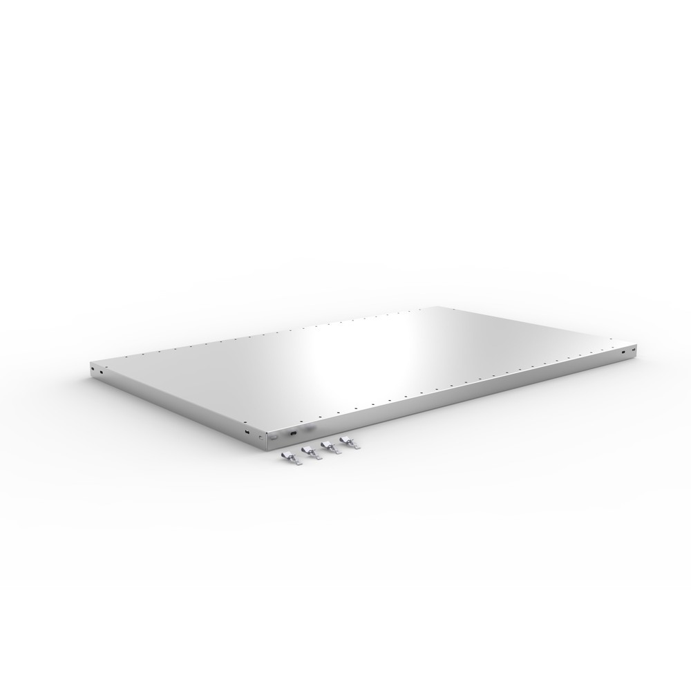 Produktabbildung: Fachboden für META Fachbodenregal Stecksystem, FL 230 kg, verzinkt, BxT 1.300 x 800 mm