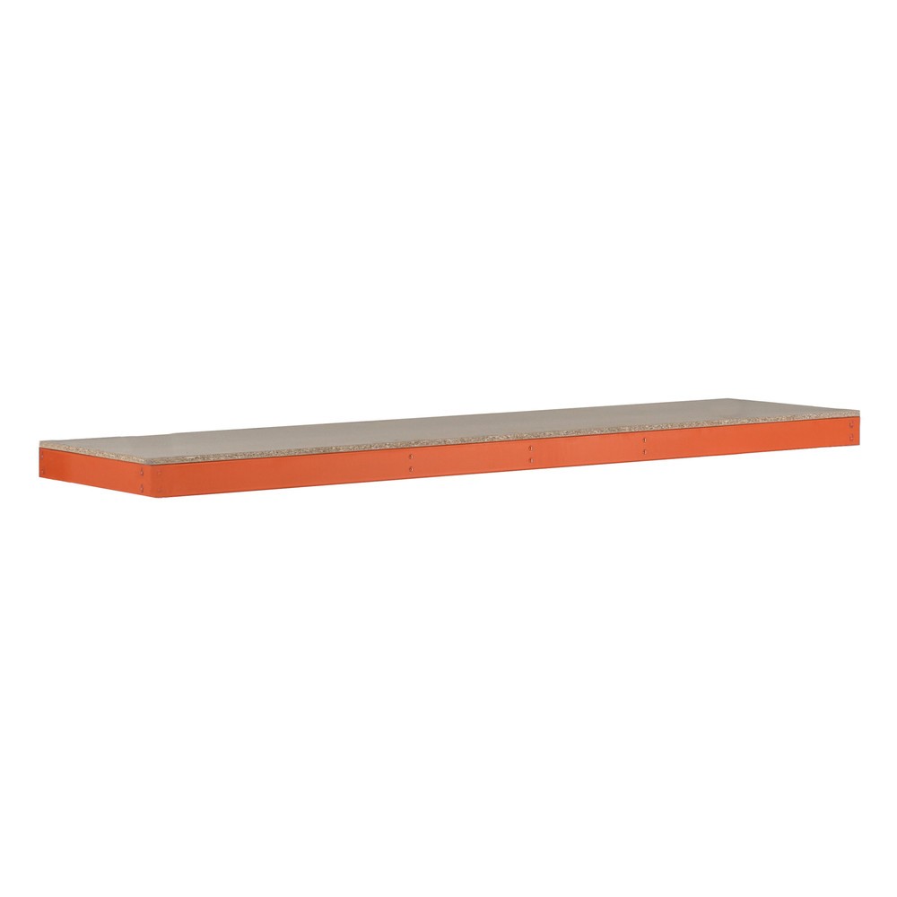 Produktabbildung: Fachboden für SCHULTE Weitspannregal, mit Spanplatten, BxT 1.536 x 926 mm, orange