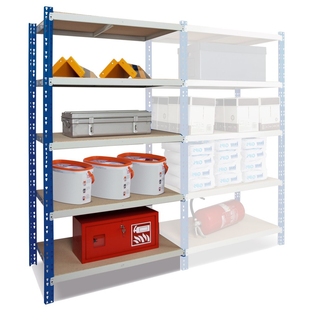 Produktabbildung: Fachbodenregal, AF, FL 300 kg, HxBxT 2.000 x 1.000 x 600 mm