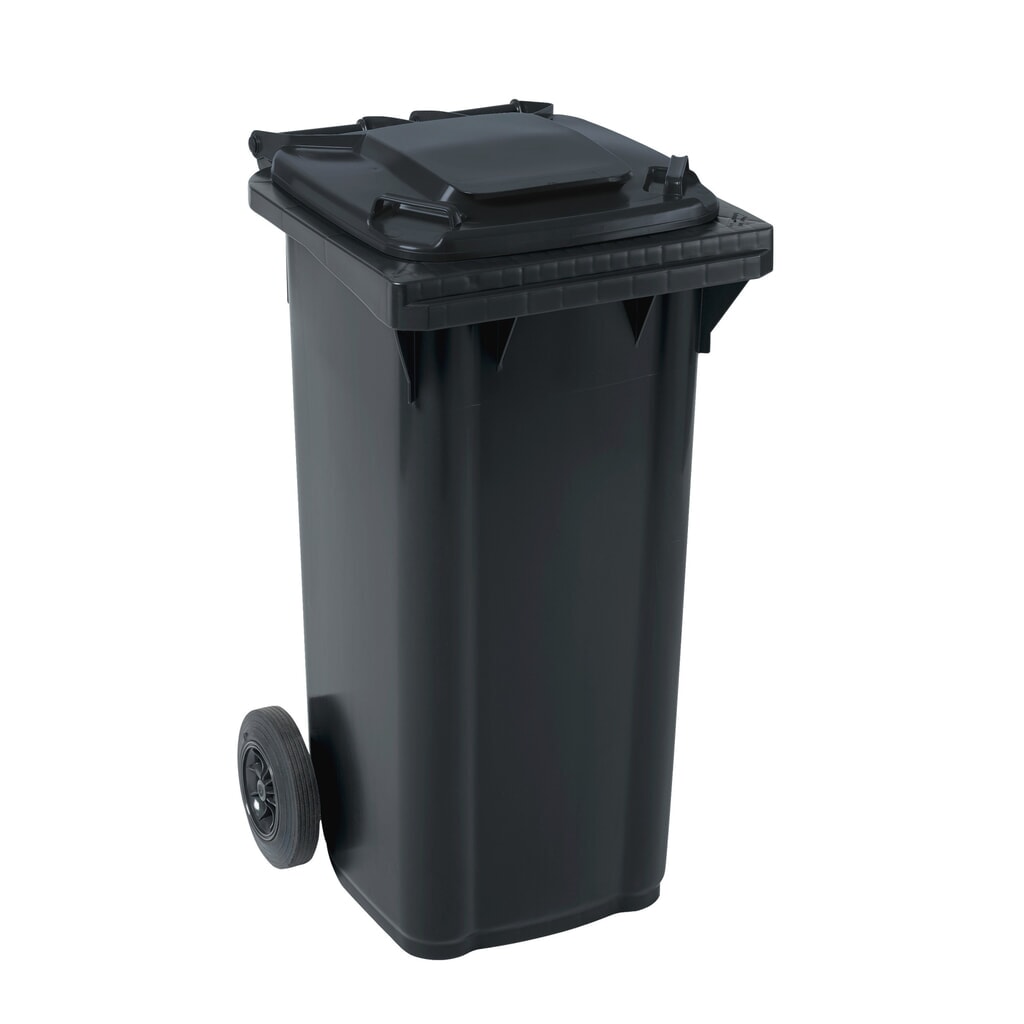 Fahrbare Mülltonne GMT eXtra aus HDPE nach DIN EN 840