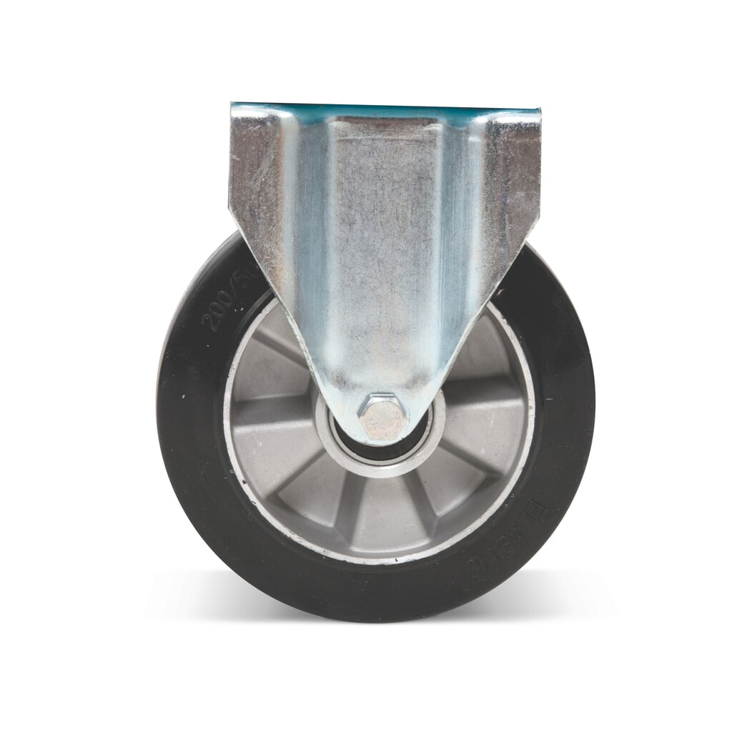 Fahrgestell Ameise®, mit Fangecken, Ladehöhe 280 mm, Elastik-Vollgummi-Bereifung, mit Zentralbremse Produktabbildung Nr. 3: Fahrgestell Ameise®, mit Fangecken, Ladehöhe 280 mm, Elastik-Vollgummi-Bereifung, mit Zentralbremse
