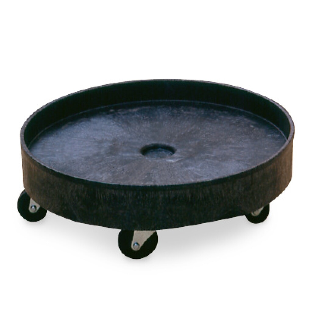Fahrgestell für Rubbermaid® Universalcontainer, rund, 76-208 Liter Produktabbildung: Fahrgestell für Rubbermaid® Universalcontainer, rund, 76-208 Liter