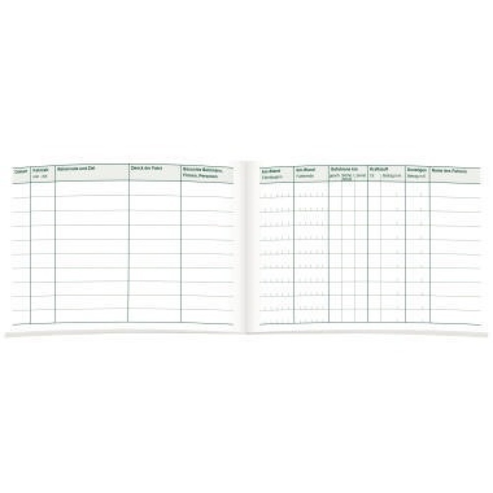 Produktabbildung: RNK Fahrtenbuch 3119 für PKW DIN A6 quer 32Blatt