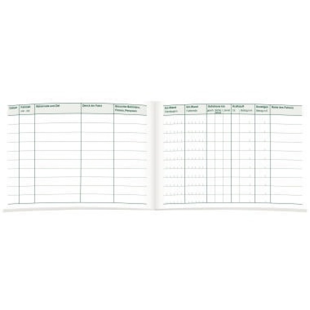 Produktabbildung: RNK Fahrtenbuch 3119/2 PKW DIN A6 quer 2 St./Pack. +Parkscheibe