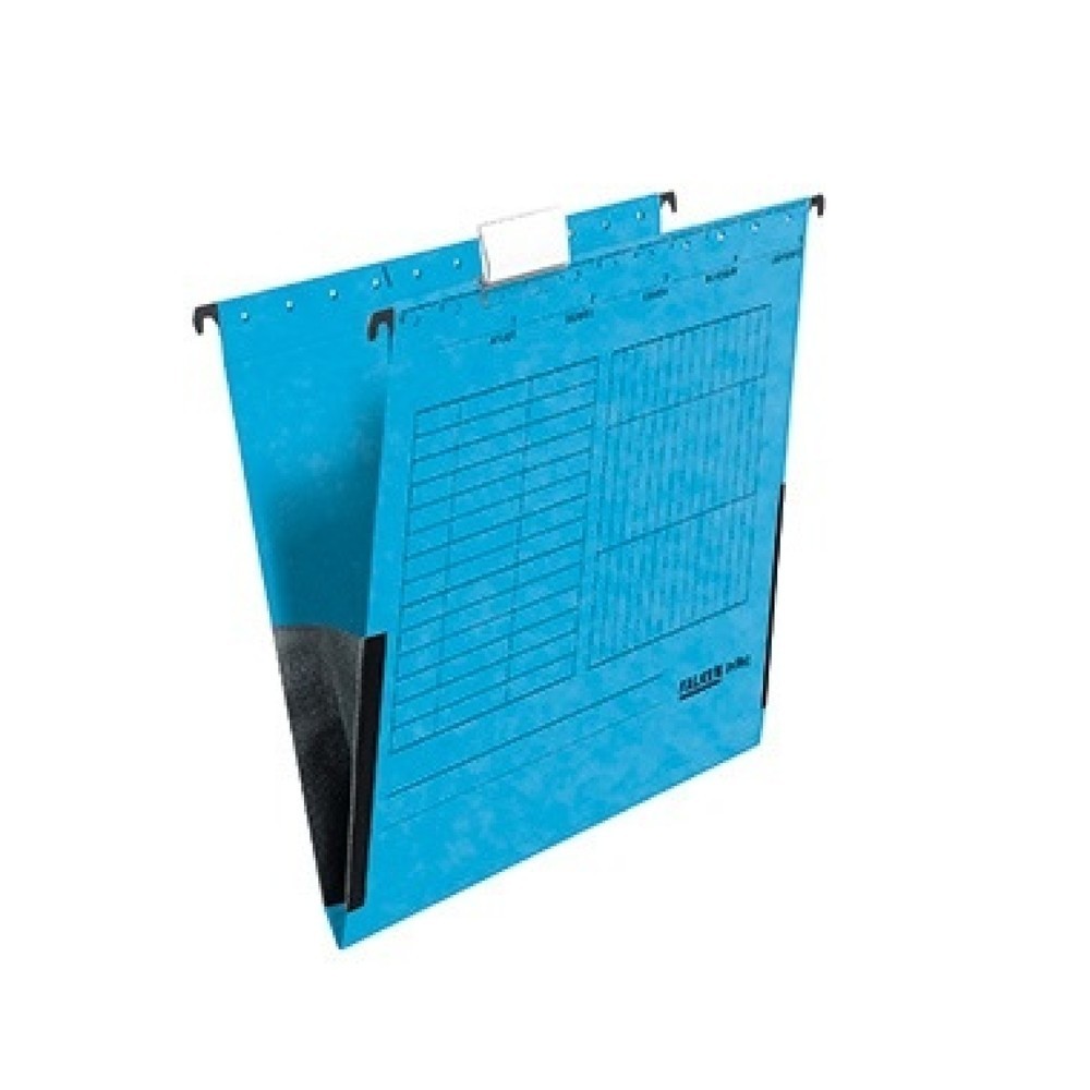 Produktabbildung: Falken Hängetasche 80002561 A4 Leinenfrösche blau