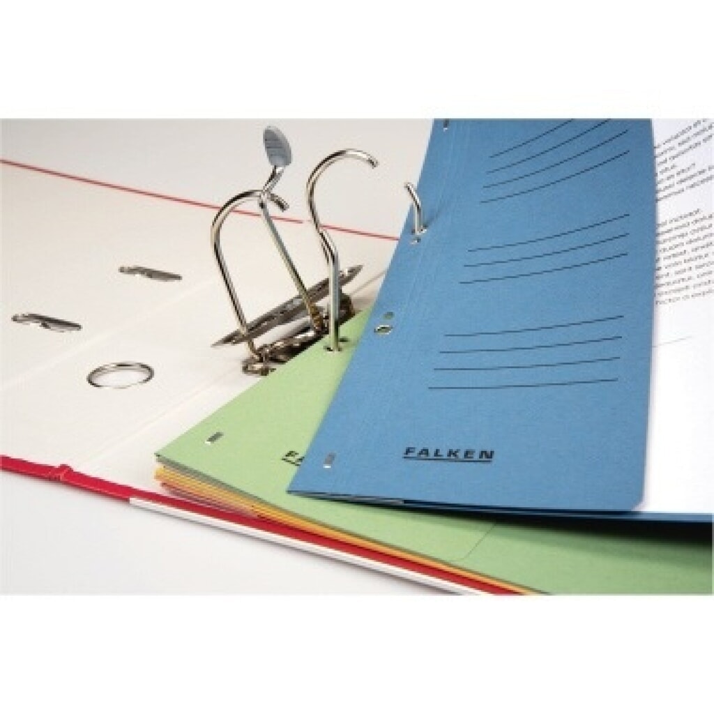 Produktabbildung Nr. 9: Falken Ösenhefter 80000524 DIN A4 halber Deckel Behördenheftung blau