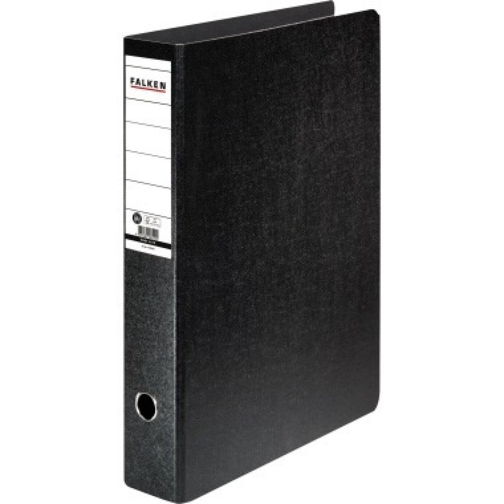 Produktabbildung: Falken Ordner N80 11285954 DIN A3 hoch 80mm Hartpappe schwarz