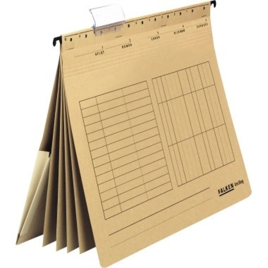 Falken Hängehefter 15038181 A4 Mehrfachheftung braun Produktabbildung: Falken Hängehefter 15038181 A4 Mehrfachheftung braun