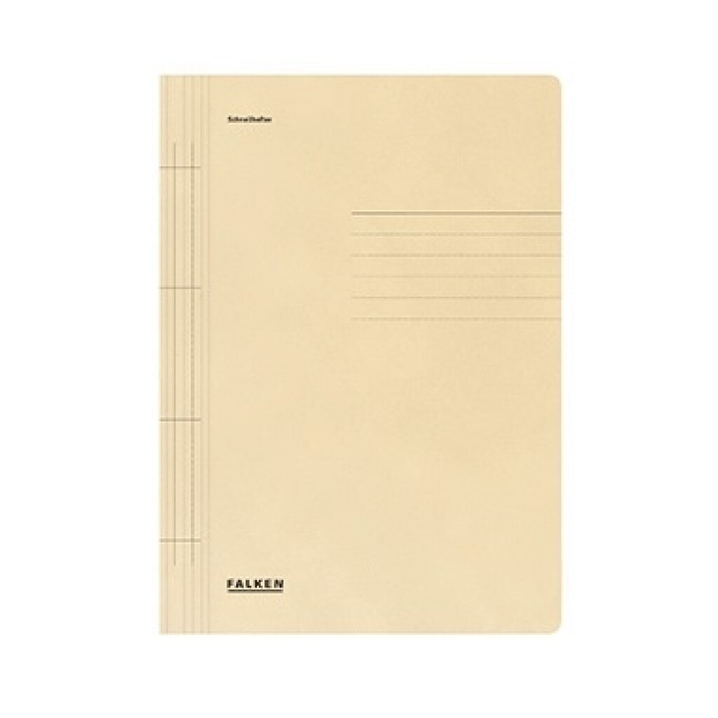 Falken Schnellhefter 80000458 A4 250g/m² Manila-RC-Karton chamois Produktabbildung: Falken Schnellhefter 80000458 A4 250g/m² Manila-RC-Karton chamois