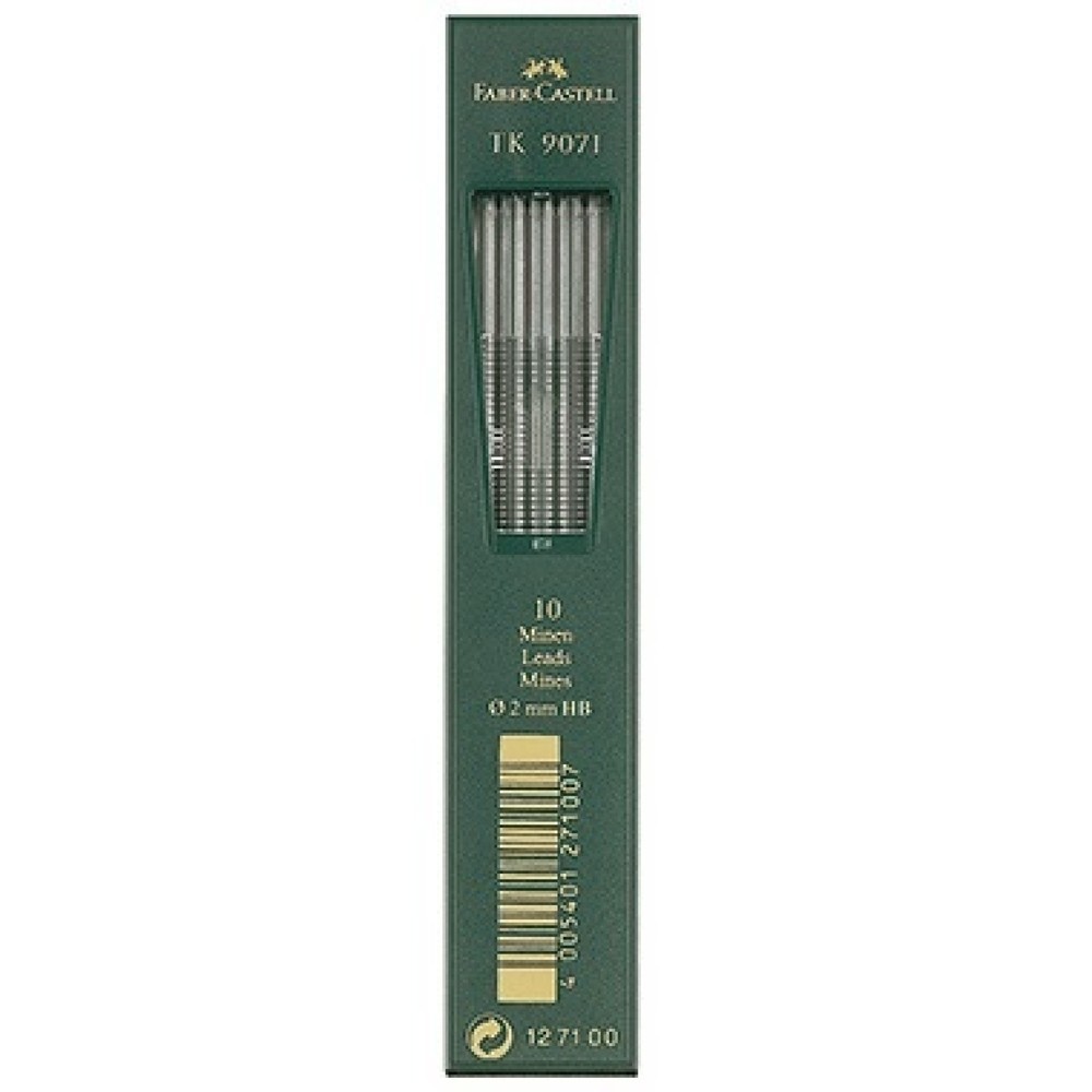Produktabbildung: Faber-Castell Fallmine TK 9071 127100 2mm HB 10 St./Pack.