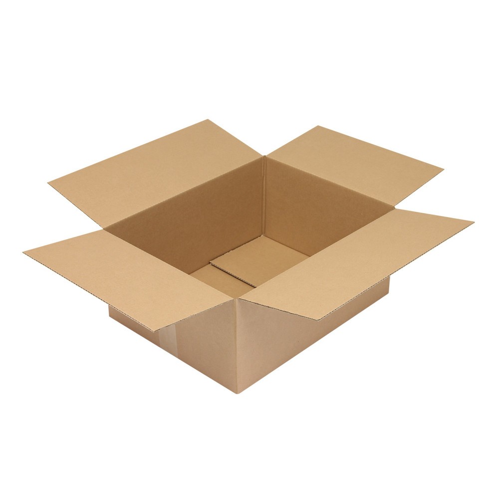 Produktabbildung: Faltkarton 1-wellig, 450 x 350 x 200 mm (Innenmaß), Qualität 1.20 C