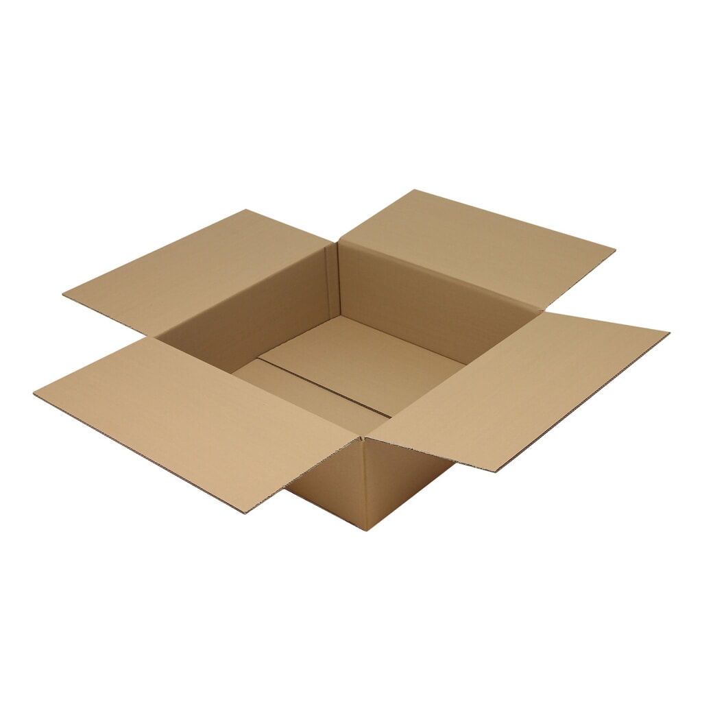 Faltkarton 2-wellig, 592 x 592 x 200 mm (Innenmaß), Qualität 2.30 BC Produktabbildung: Faltkarton 2-wellig, 592 x 592 x 200 mm (Innenmaß), Qualität 2.30 BC