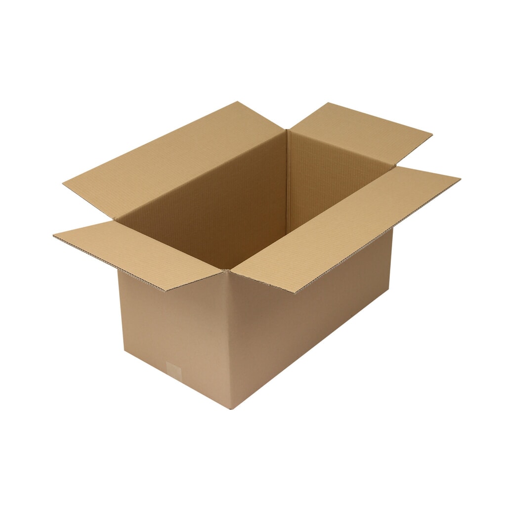 Faltkarton 2-wellig, 650 x 350 x 370 mm (Innenmaß), Qualität 2.35 BC Produktabbildung: Faltkarton 2-wellig, 650 x 350 x 370 mm (Innenmaß), Qualität 2.35 BC