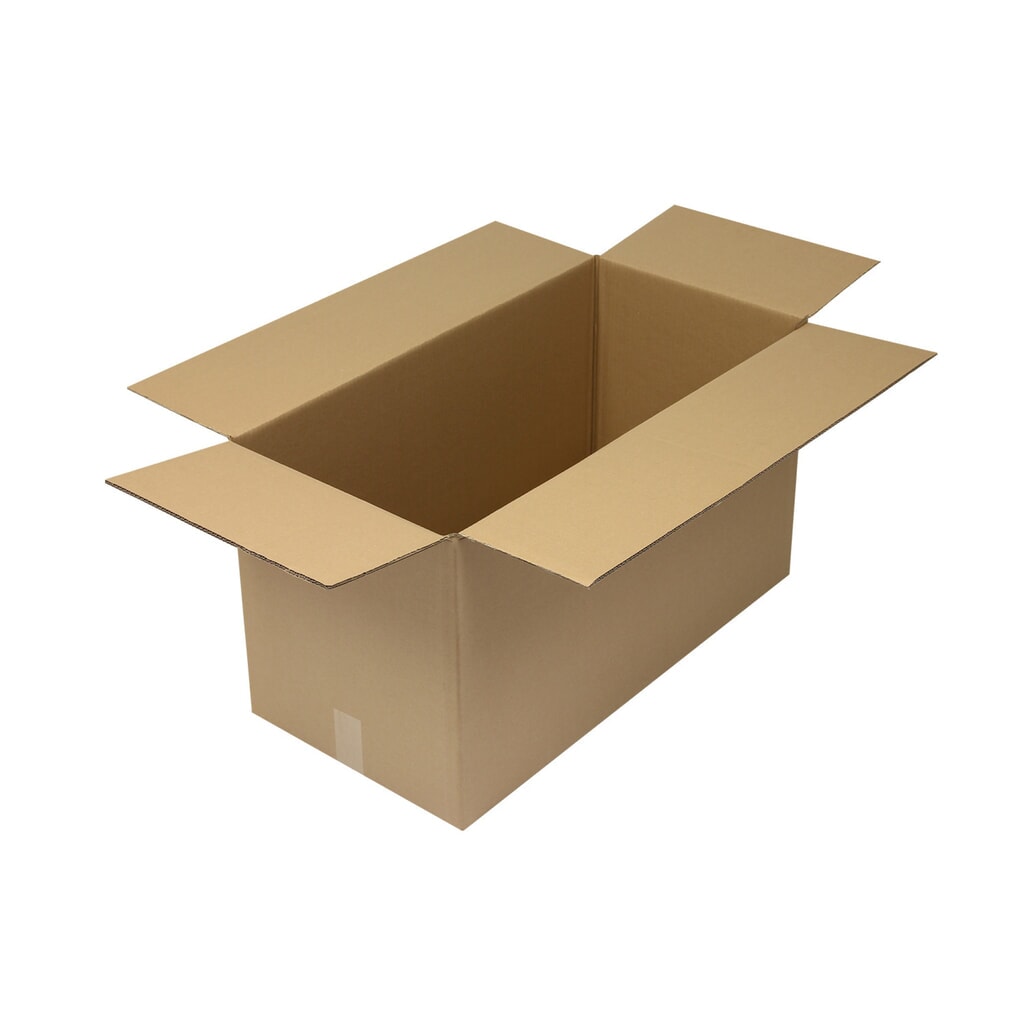 Produktabbildung: Faltkarton 2-wellig, 785 x 385 x 425 mm (Innenmaß), Qualität 2.35 BC