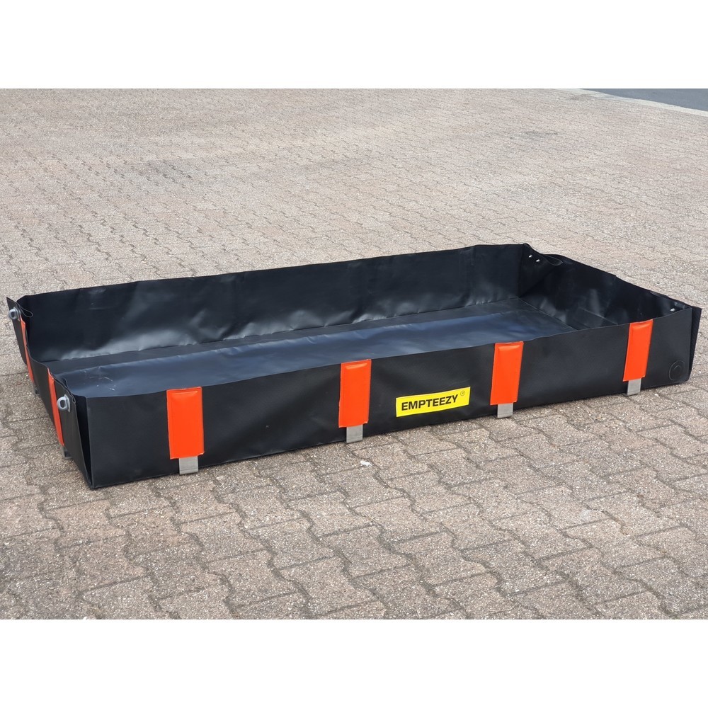 Produktabbildung Nr. 1: Faltwanne aus PVC, für 2x 200-Liter-Fass, Kapazität 500 l