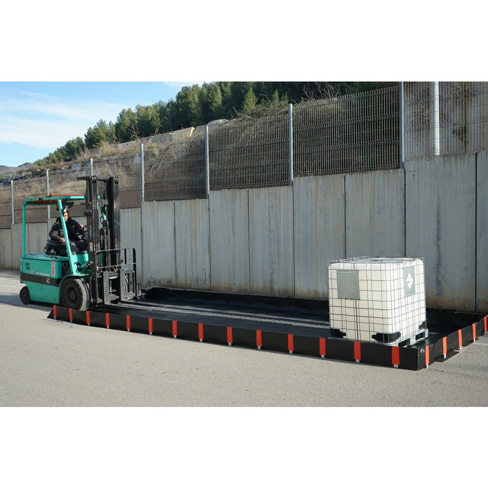 Produktabbildung Nr. 2: Faltwanne aus PVC, für 1x 20'-ISO-Container, Kapazität 4.375 l