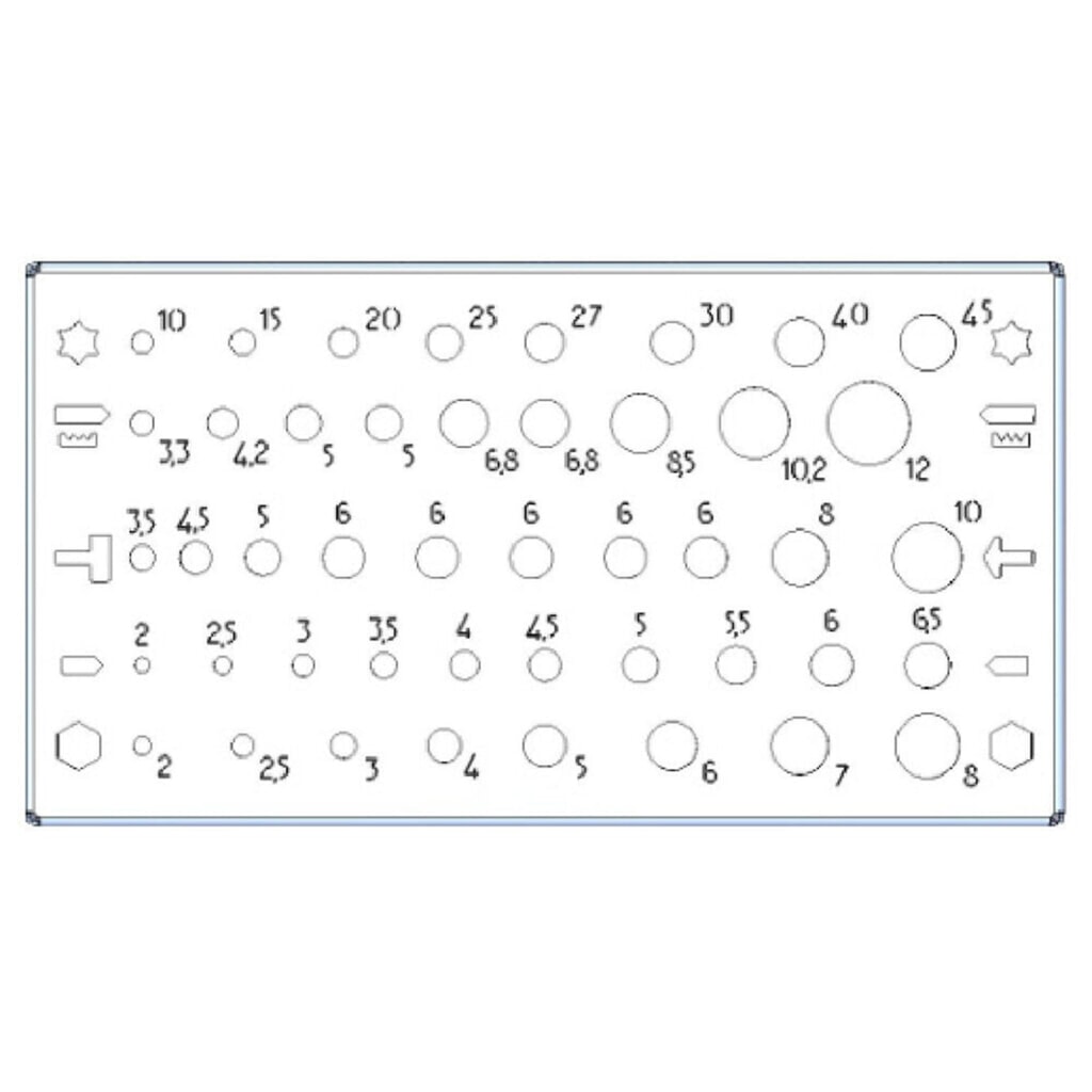 Produktabbildung Nr. 4: Fami Bohrerhalter aus Edelstahl, HxBxT 39 x 155 x 84 mm