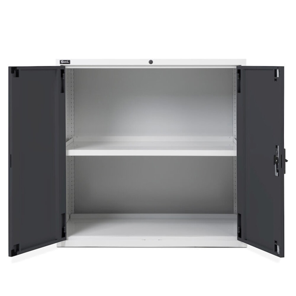 Produktabbildung Nr. 2: Fami MASTER Schrank mit Flügeltüren, HxBxT 1.000 x 1.020 x 726 mm, lichtgrau, anthrazit
