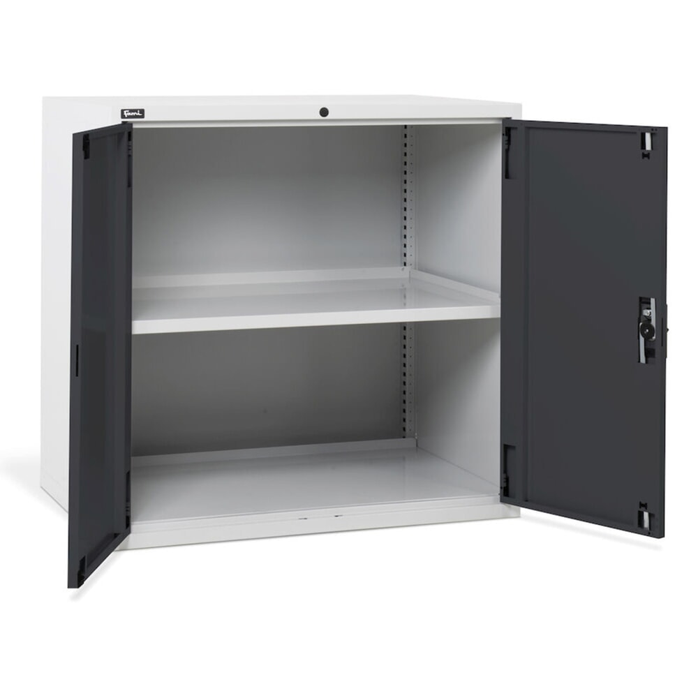 Produktabbildung Nr. 5: Fami MASTER Schrank mit Flügeltüren, HxBxT 1.000 x 1.020 x 726 mm, lichtgrau, anthrazit