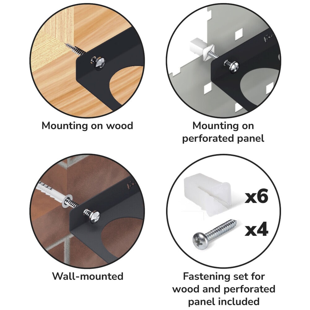 Produktabbildung Nr. 3: Fami Dosenhalter, 6 Aufnahmen, HxBxT 87 x 455 x 75 mm