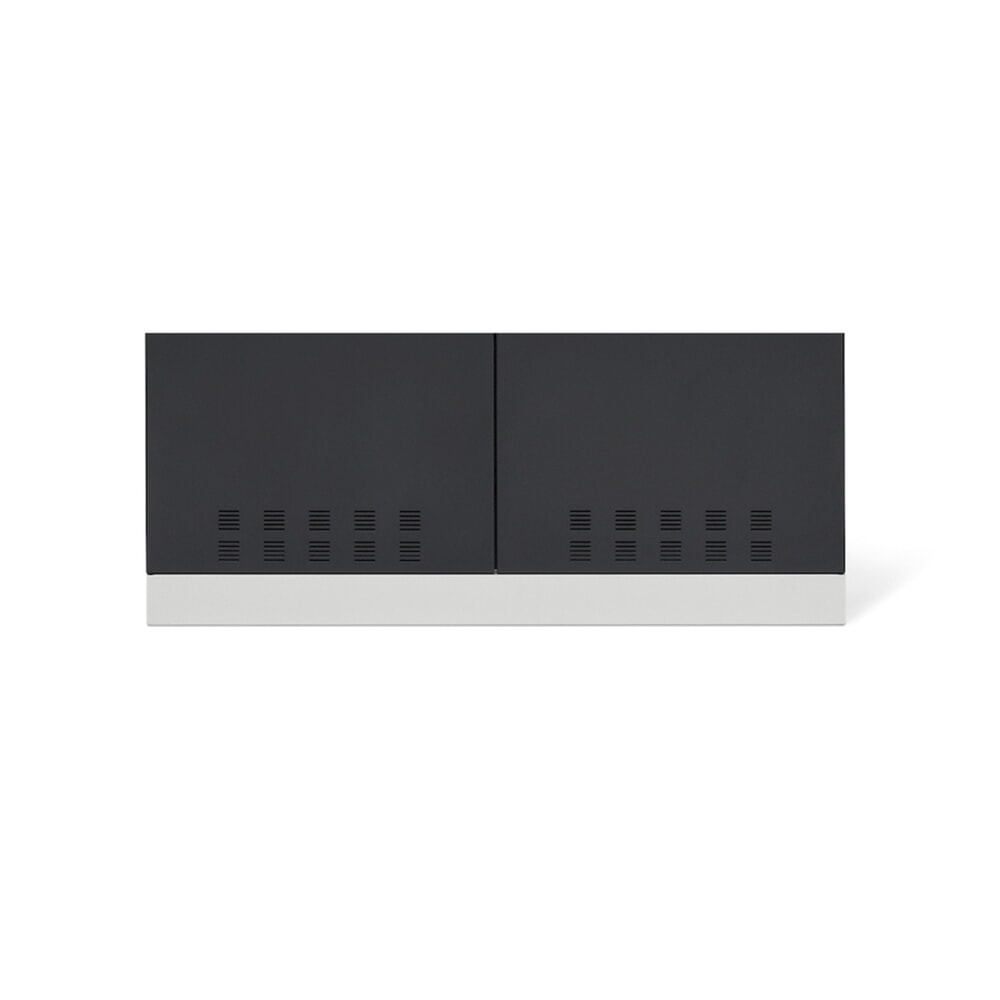 Produktabbildung Nr. 3: Fami PERFOM Mehrzweckschrank, Kleiderstange, 3 Fachböden, HxBxT 2.000 x 1.023 x 726 mm, lichtgrau, anthrazit
