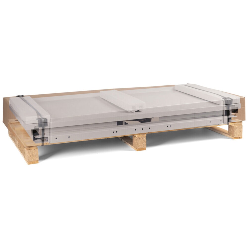 Číslo obrázka výrobku 4: Fami pracovný stôl, výškovo nastaviteľný, nosnosť 1 000 kg, V x Š x H 740-1,110 x 2 000 x 750 mm, RAL 7035 svetlošedá/RAL 7016 antracitové