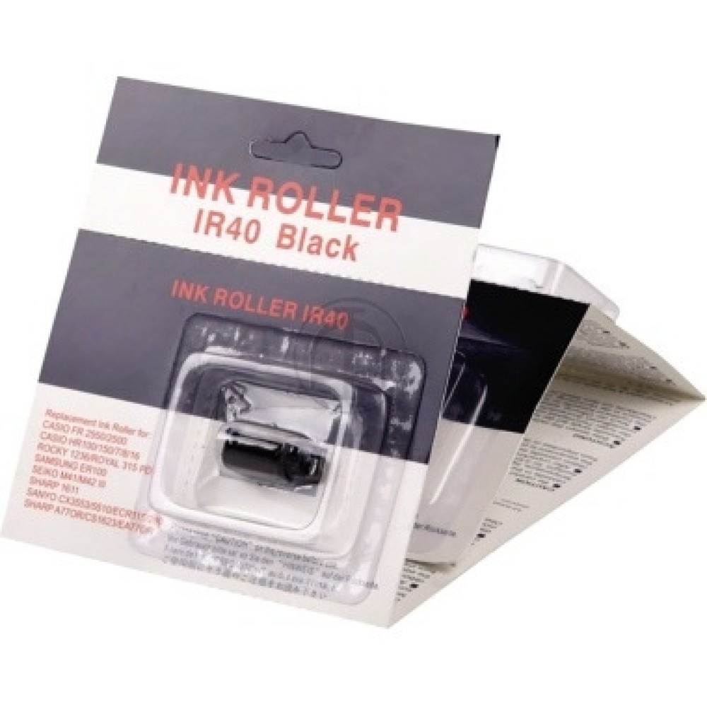 Produktabbildung: Farbrolle Gruppe 745 schwarz/ rot (IR40T)