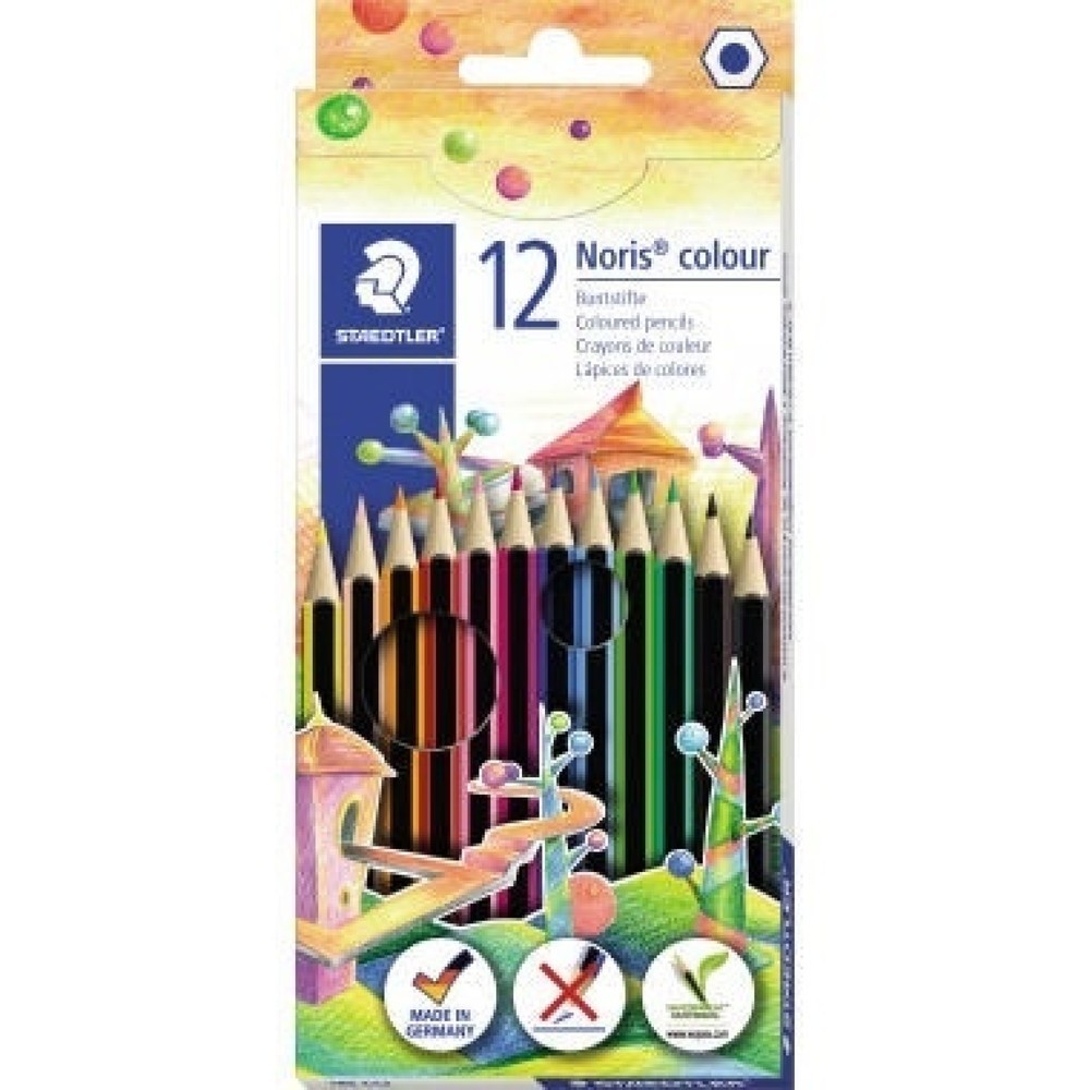 Produktabbildung: STAEDTLER Farbstift Noris colour 185 C12 f. sortiert 12 St./Pack