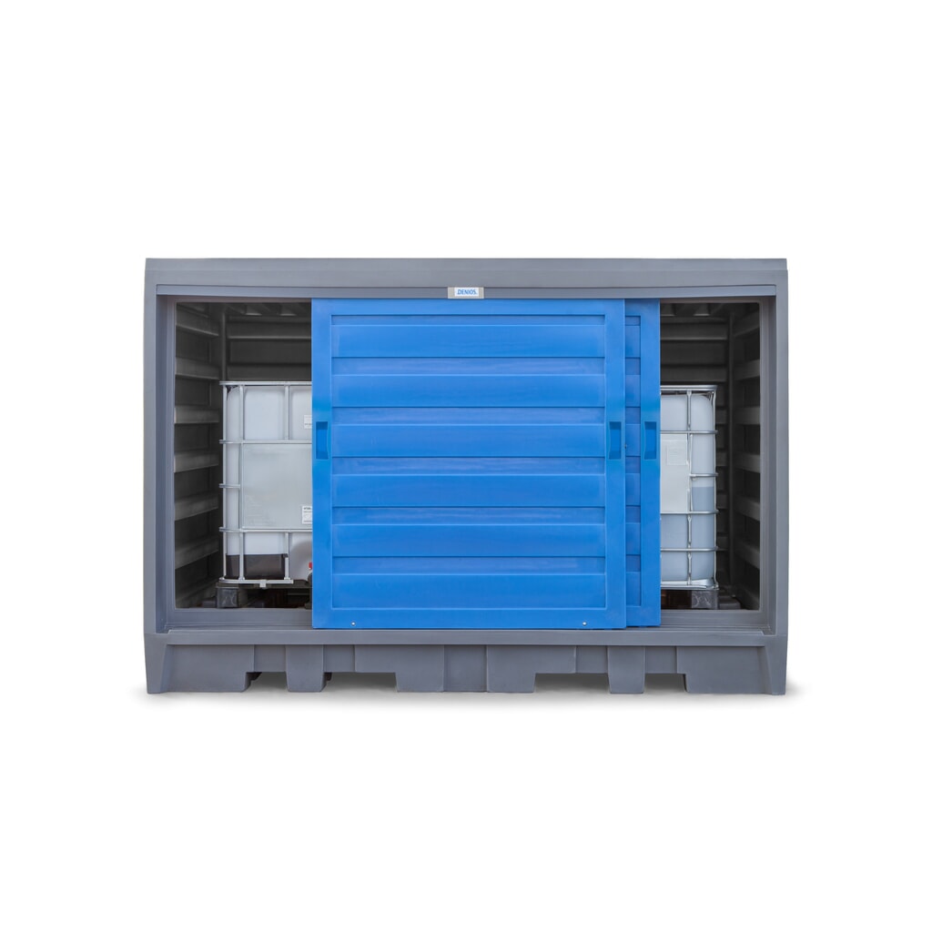 Produktabbildung Nr. 4: Fassdepot aus PE, HxBxT 2.170 x 3.200 x 1.740 mm, 2x IBC oder 8x 200 l