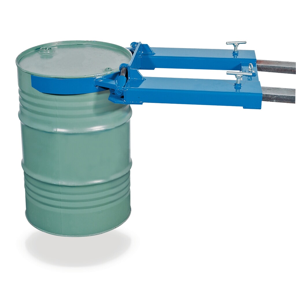 Produktabbildung: Fassgreifer, TK 350 kg, 200-Liter-Sickenfässer