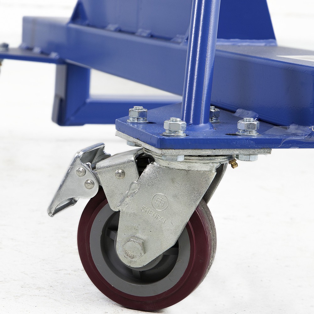 Produktabbildung Nr. 2: Fassheber mit Fassklammer, für Stahl- und PE-Fässer, Fahrwerk schmal, Hubhöhe 520 mm