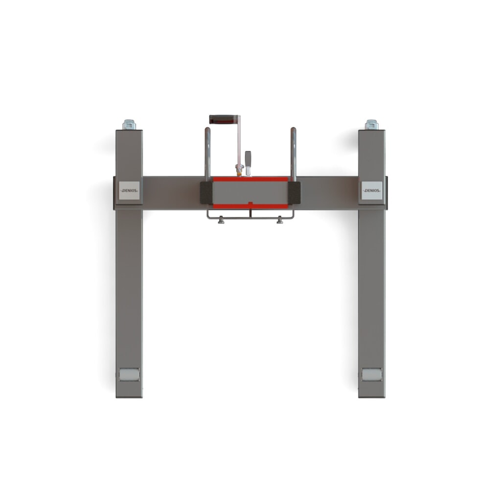 Produktabbildung: Fasslifter Secu Ex mit Fassklammer, breit, Hubhöhe max. 700 mm