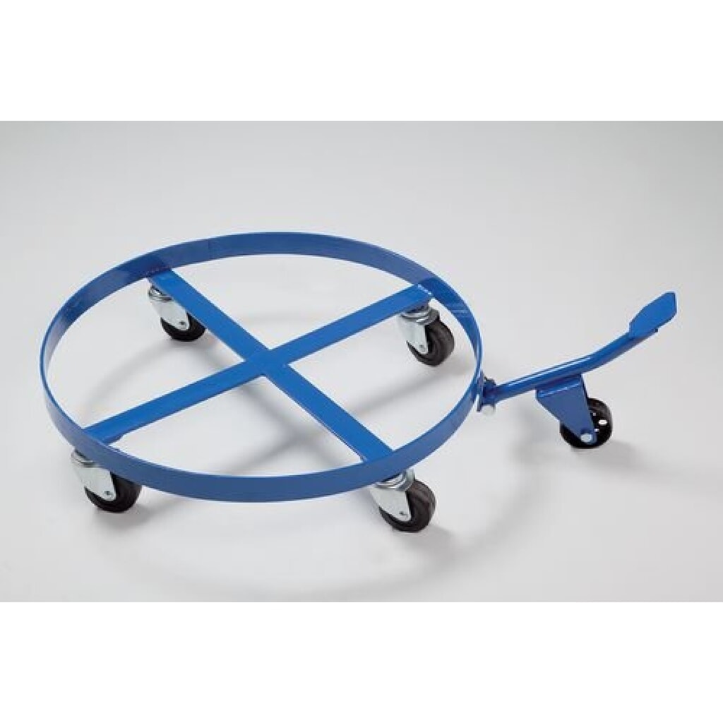 Fassroller mit Kippmechanik, für 1x 200-Liter-Fass, TK 350 kg Produktabbildung: Fassroller mit Kippmechanik, für 1x 200-Liter-Fass, TK 350 kg