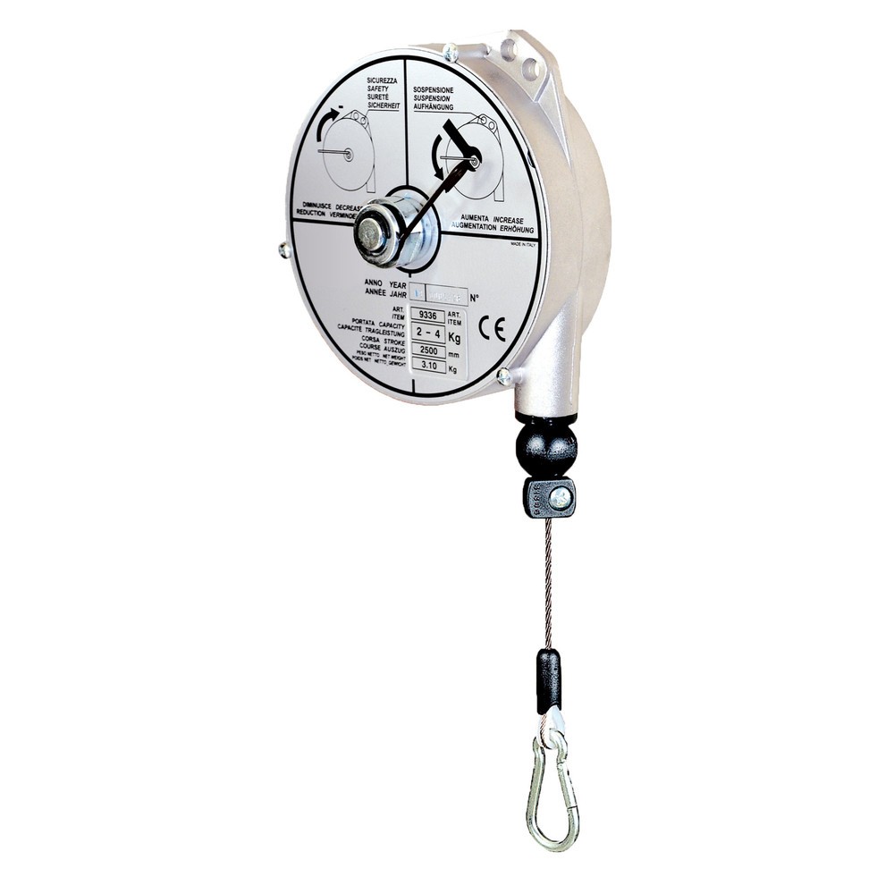 Produktabbildung: Federzug, Seilauszug 2,5 m, TK 8-10 kg
