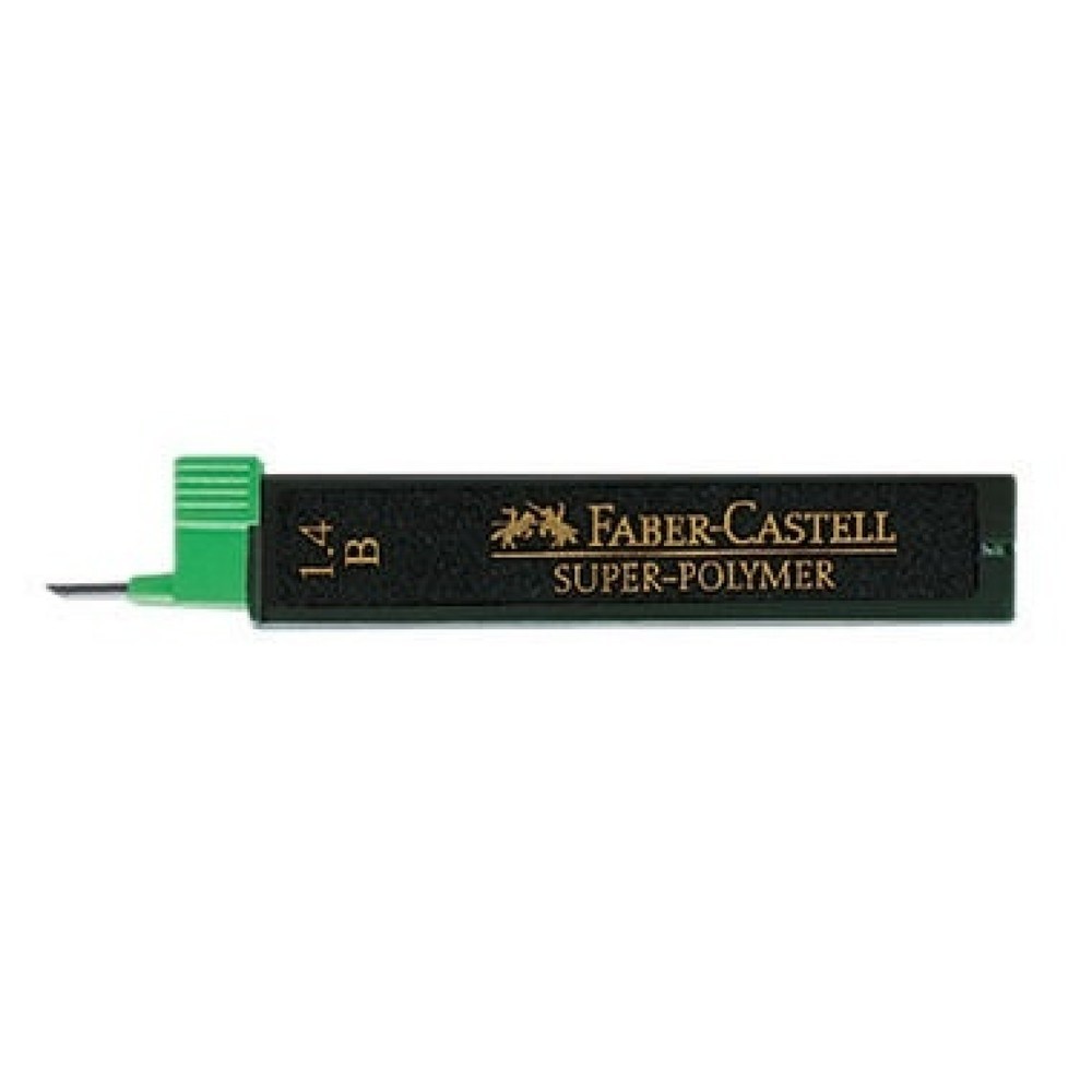 Produktabbildung: Faber-Castell Feinmine SUPER POLYMER 121411 B 6 St./Pack.