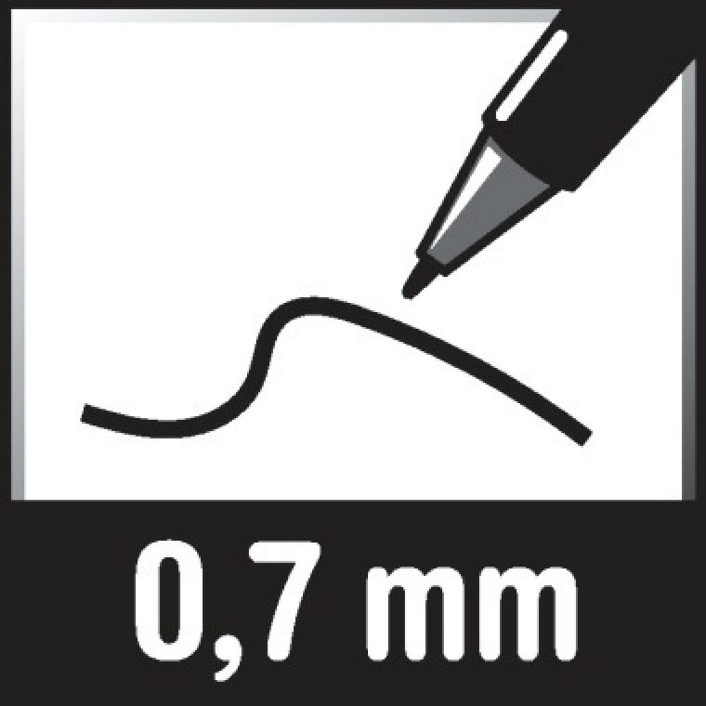 Produktabbildung Nr. 5: edding Feinschreiber 1800 profipen 4-180007001 0,7mm schwarz