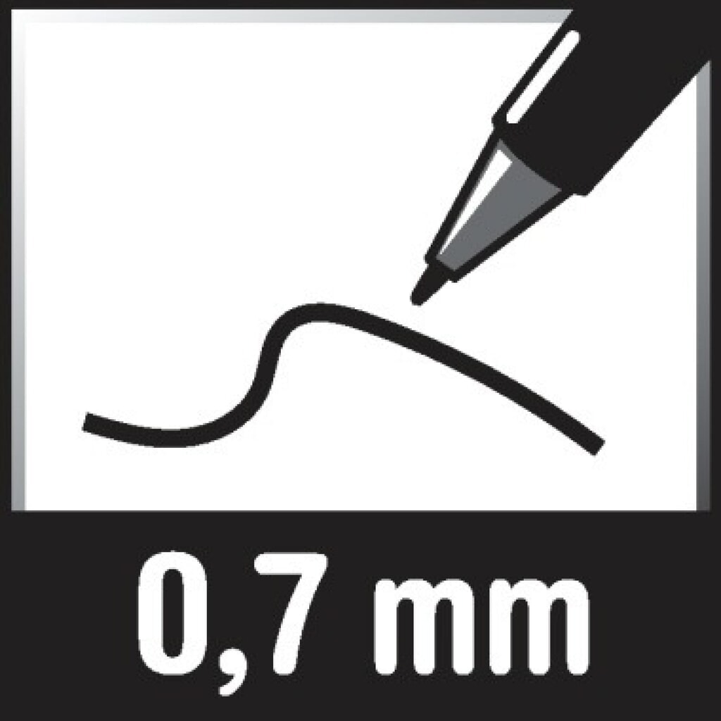 STABILO Folienschreiber OHPen 842/46 F 0,7mm schwarz Produktabbildung Nr. 2: STABILO Folienschreiber OHPen 842/46 F 0,7mm schwarz
